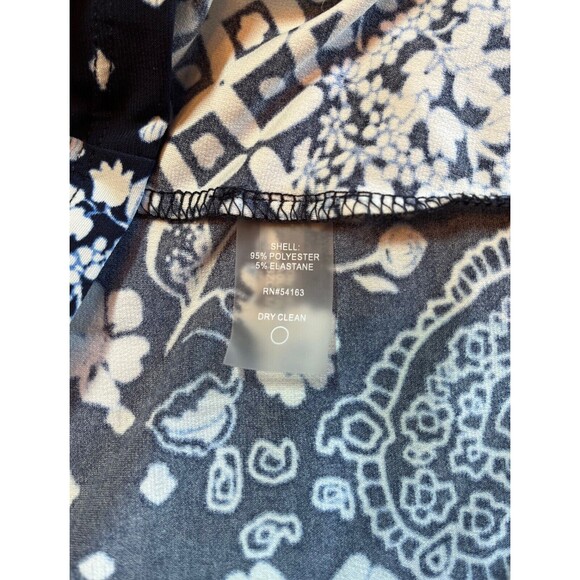 Tommy Hilfiger Dress Navy Patchwork Sleeveless Knee Length Jersey‎ Knit Sheath 8 - Picture 5 of 10